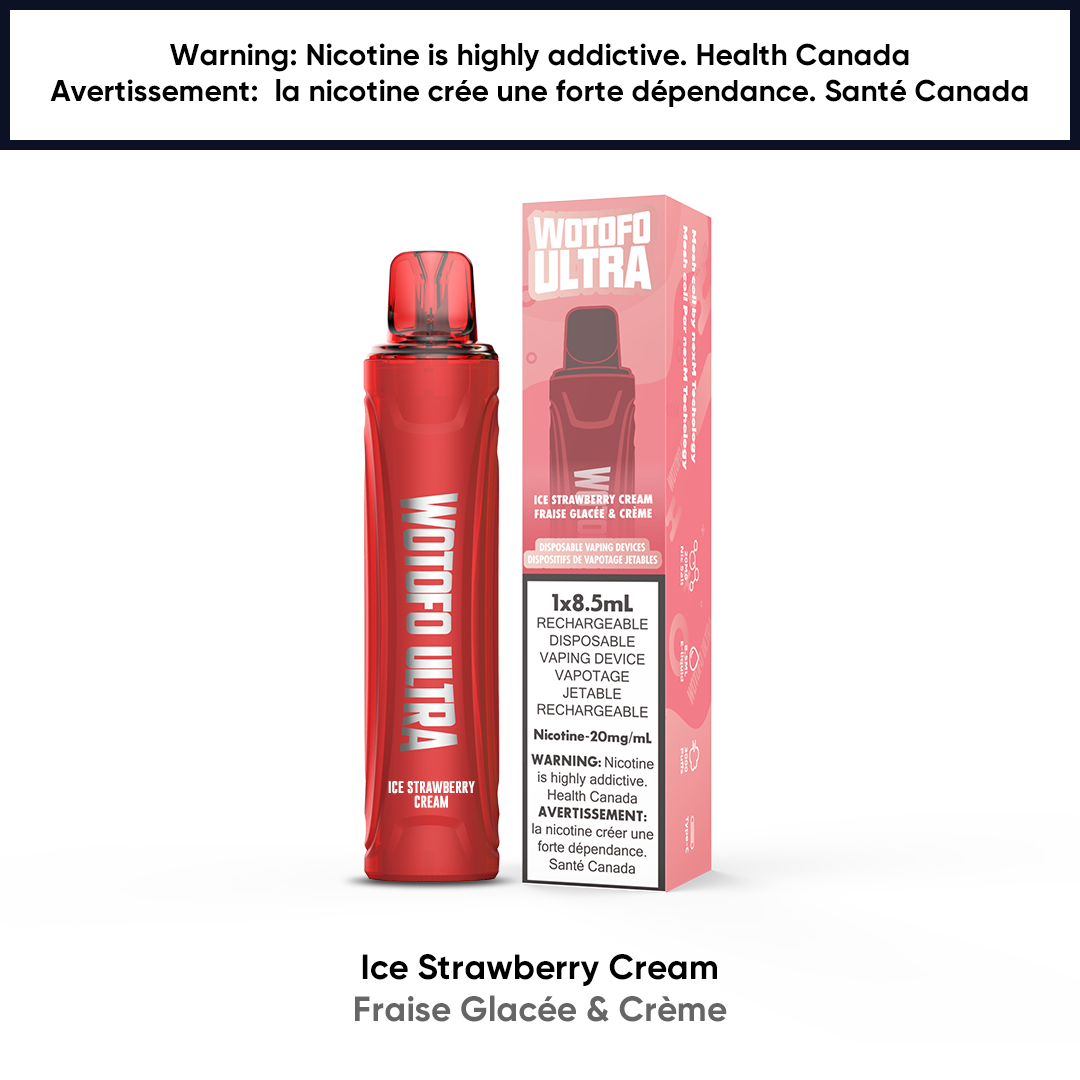 Wotofo® ULTRA 3000 - Ice Strawberry Cream