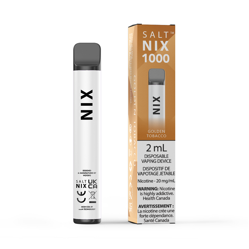 NIX 1000 Disposable - Golden Tobacco
