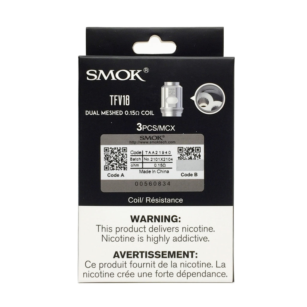 Smok TFV18 Coils - 3pack