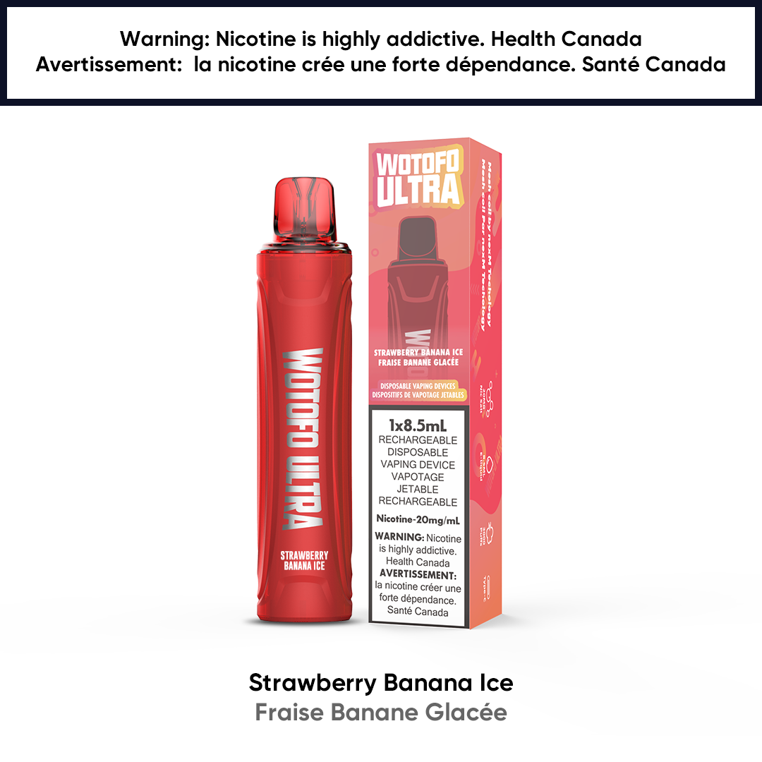 Wotofo® ULTRA 3000 - Strawberry Banana Ice